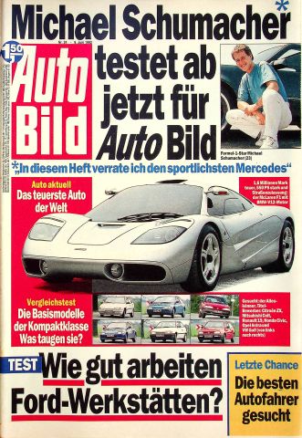 Deckblatt Auto Bild (24/1992)